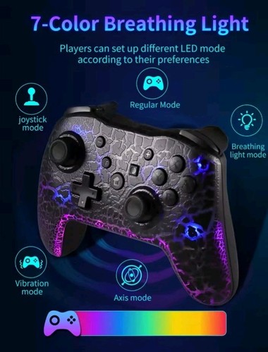 Gaminja rgb wireless gamepad - wireless,